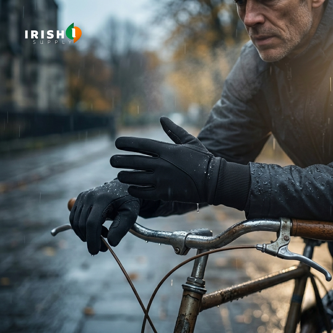 Waterproof Winter Gloves with Touchscreen Fingers Cycling Thermal Grip and Windproof Cuffs - Image 1
