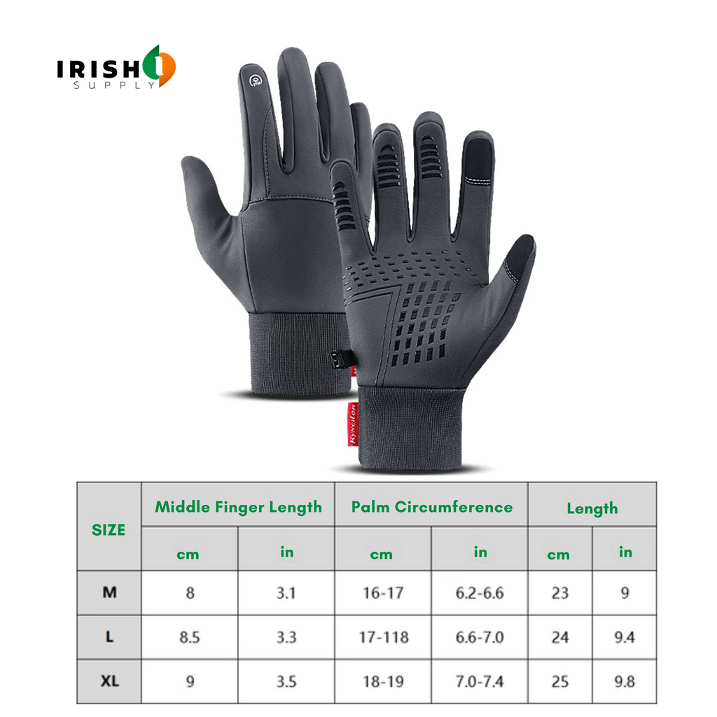 Waterproof Winter Gloves with Touchscreen Fingers Cycling Thermal Grip and Windproof Cuffs - Image 12