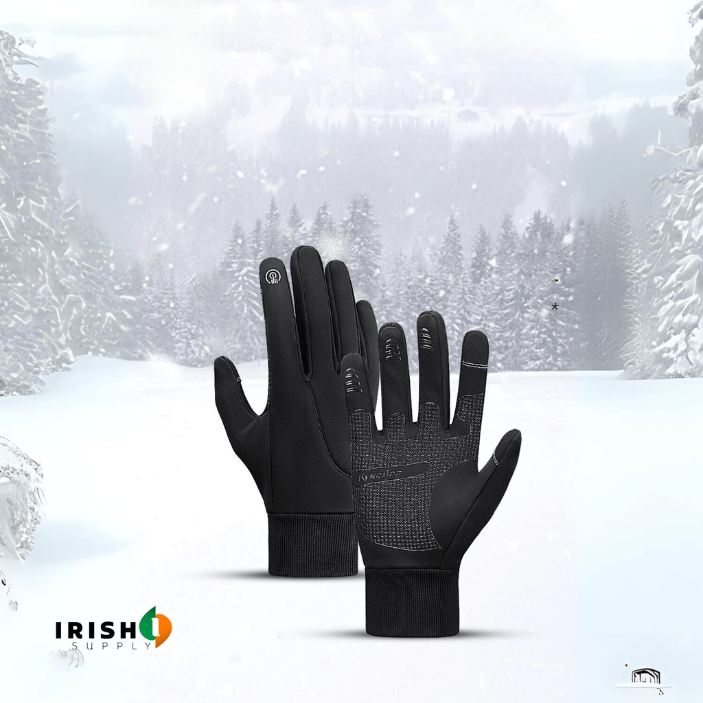 Waterproof Winter Gloves with Touchscreen Fingers Cycling Thermal Grip and Windproof Cuffs - Image 2