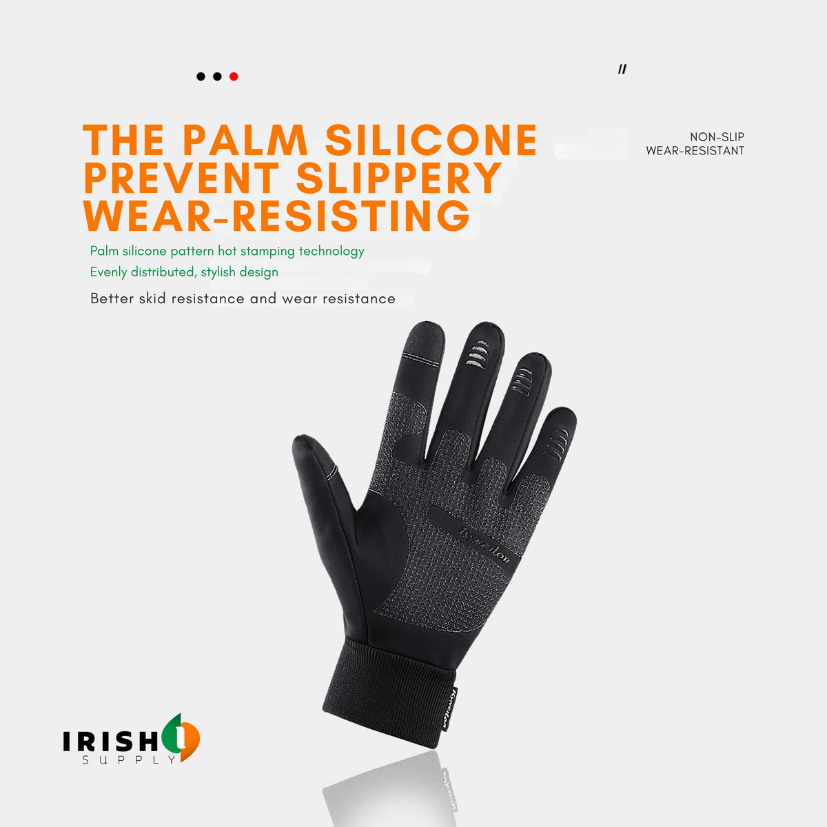 Waterproof Winter Gloves with Touchscreen Fingers Cycling Thermal Grip and Windproof Cuffs - Image 4