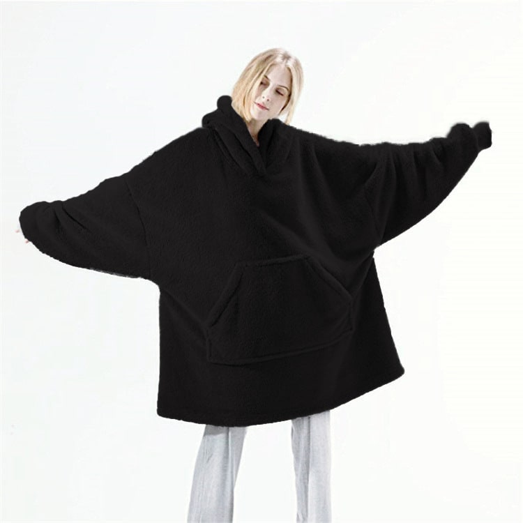 Wearable Blanket Hoodie for Newborn Infant and with Oversized Fleece and Kangaroo Pocket - Image 27