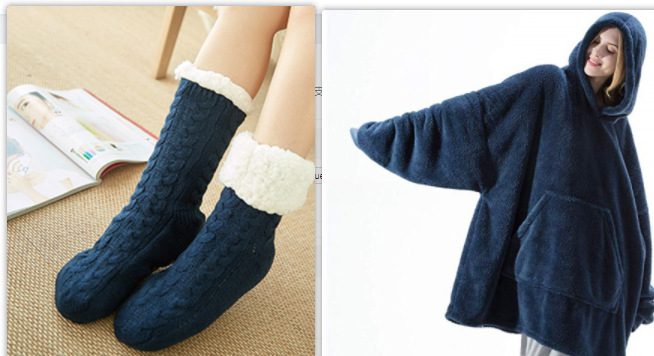 Wearable Blanket Hoodie for Newborn Infant and with Oversized Fleece and Kangaroo Pocket - Image 29
