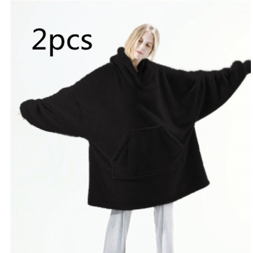 Wearable Blanket Hoodie for Newborn Infant and with Oversized Fleece and Kangaroo Pocket - Image 40