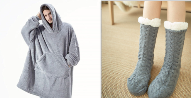 Wearable Blanket Hoodie for Newborn Infant and with Oversized Fleece and Kangaroo Pocket - Image 47