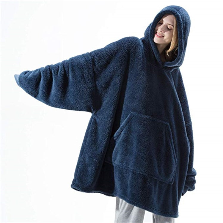 Wearable Blanket Hoodie for Newborn Infant and with Oversized Fleece and Kangaroo Pocket - Image 49