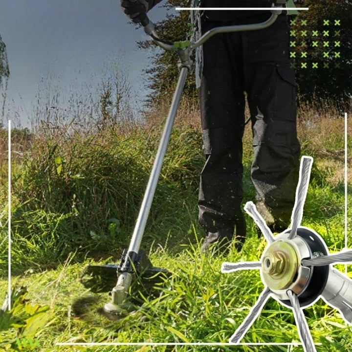 Weed Trimmer Head and Grass Replacement for Electric with Heavy-Duty Twisted Steel Wire - Image 4