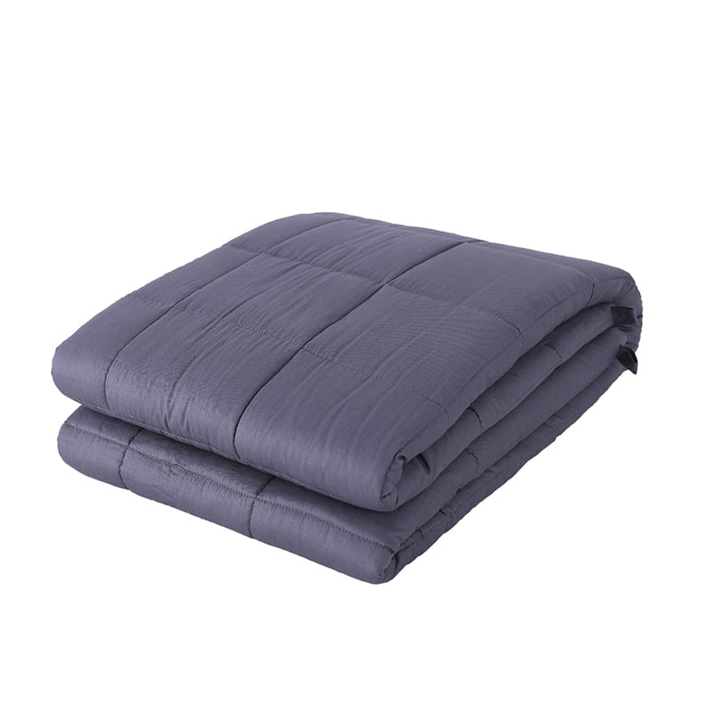 Weighted Blanket for Sleep and Stress Relief with Quilted Cotton Design Throw - Image 5