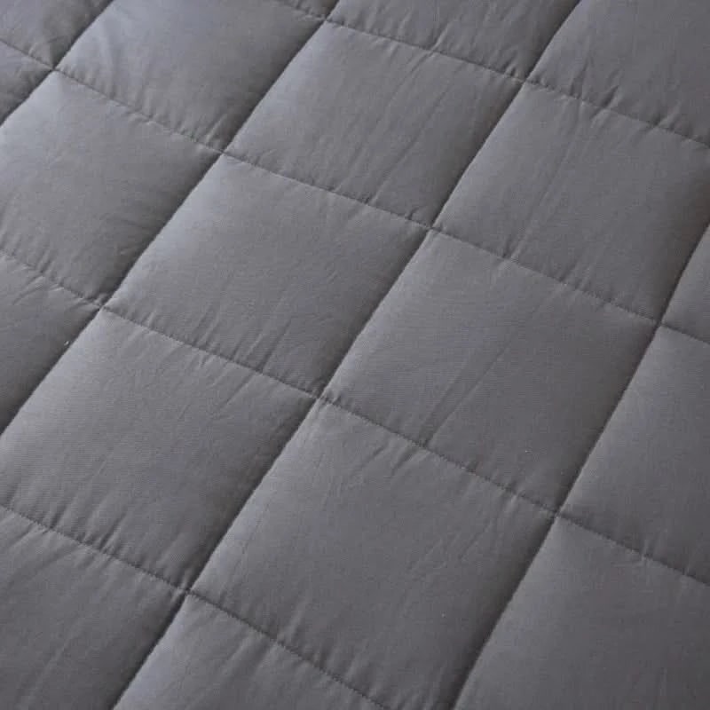 Weighted Blanket for Sleep Bed Anxiety Quilted Cotton Matte Throw - Image 3