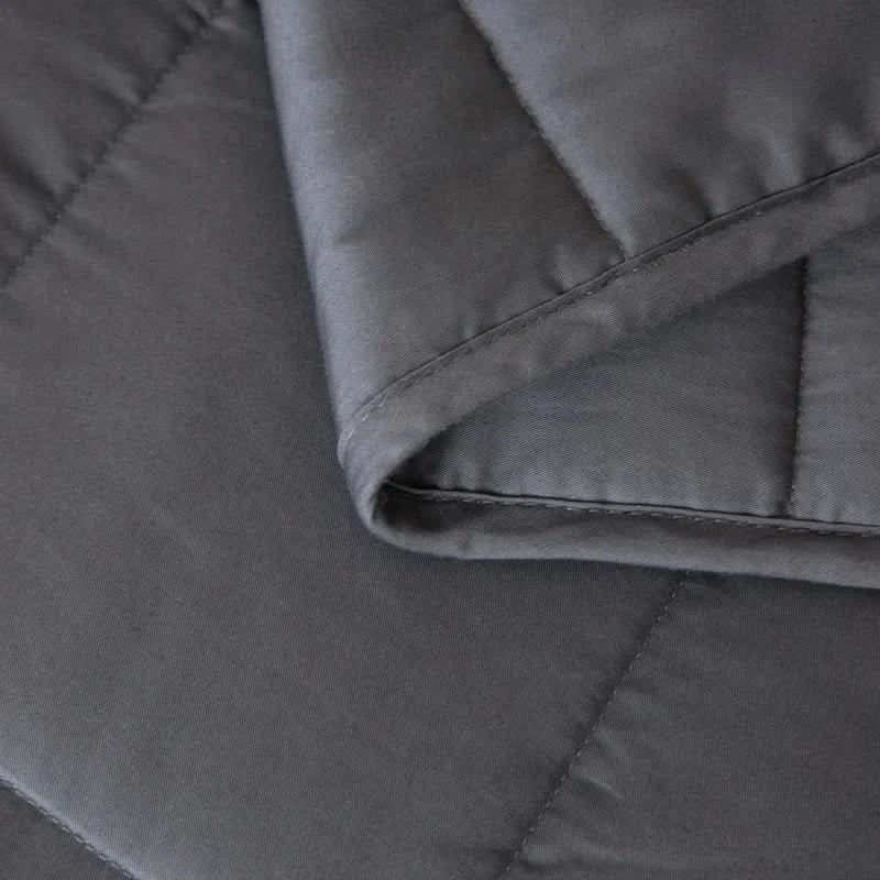Weighted Blanket for Sleep Bed Anxiety Quilted Cotton Matte Throw - Image 4