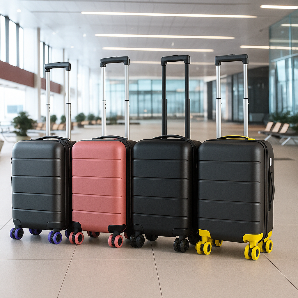 Wheel Covers Luggage Silicone Tire Tread Textured Grip Travel Suitcase Protectors - Image 1