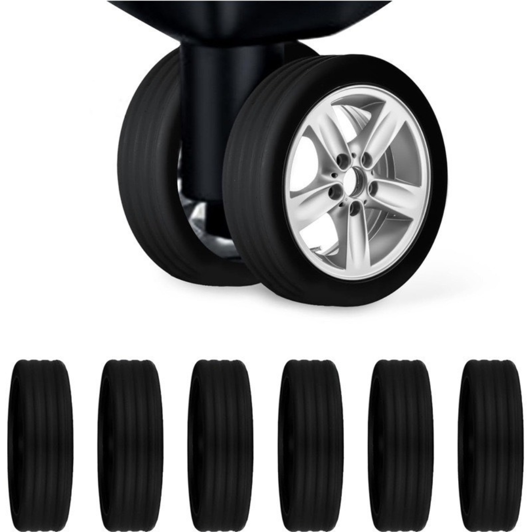 Wheel Covers Luggage Silicone Tire Tread Textured Grip Travel Suitcase Protectors - Image 11
