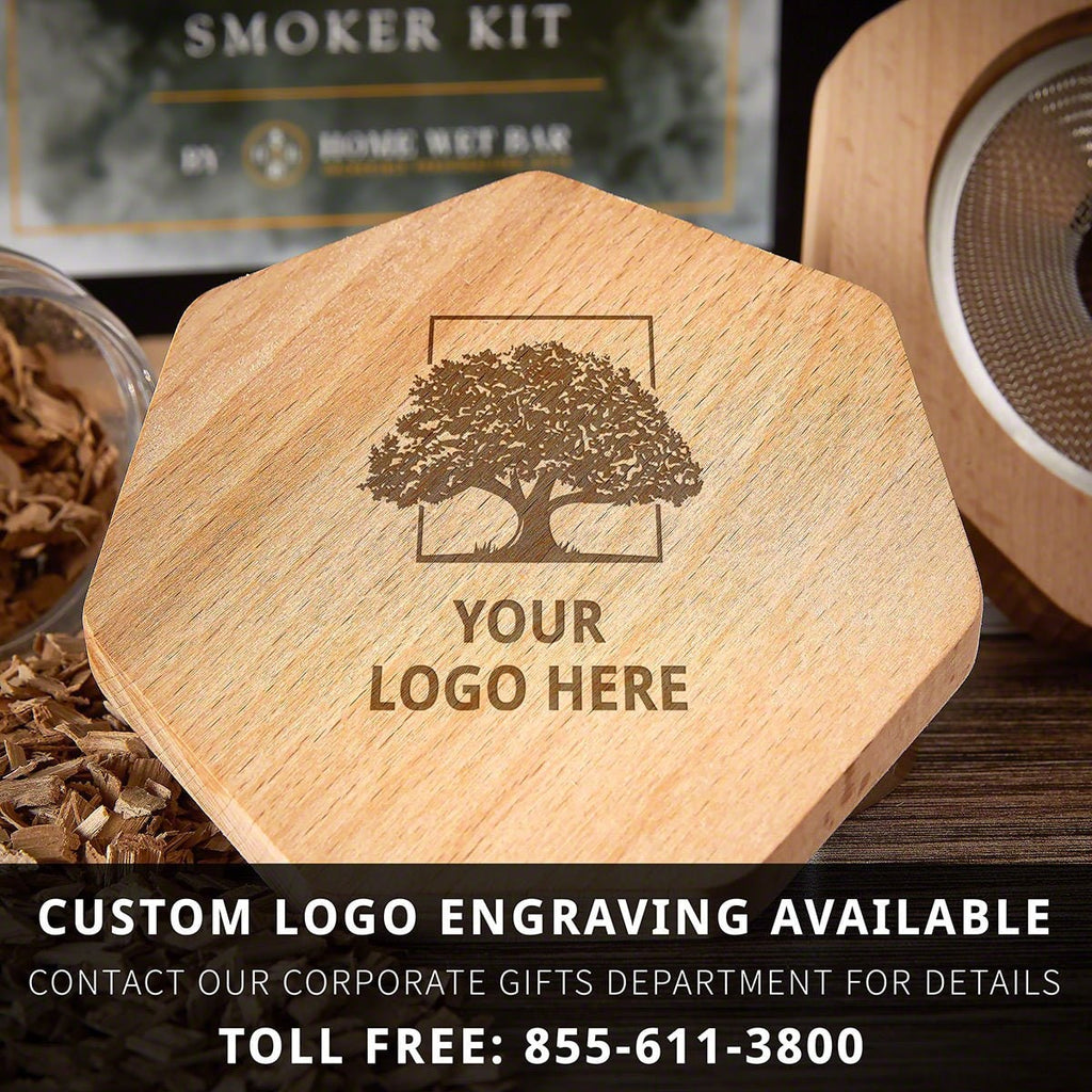 Whiskey Smoker Kit and Cocktail with Wooden Hexagonal Design for Smoked Old Fashioned Drinks - Image 7