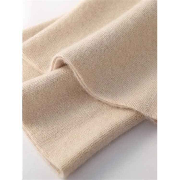 Wide Leg Pants Women's Knit High Waisted Soft Pockets Seamless Cashmere - Image 4