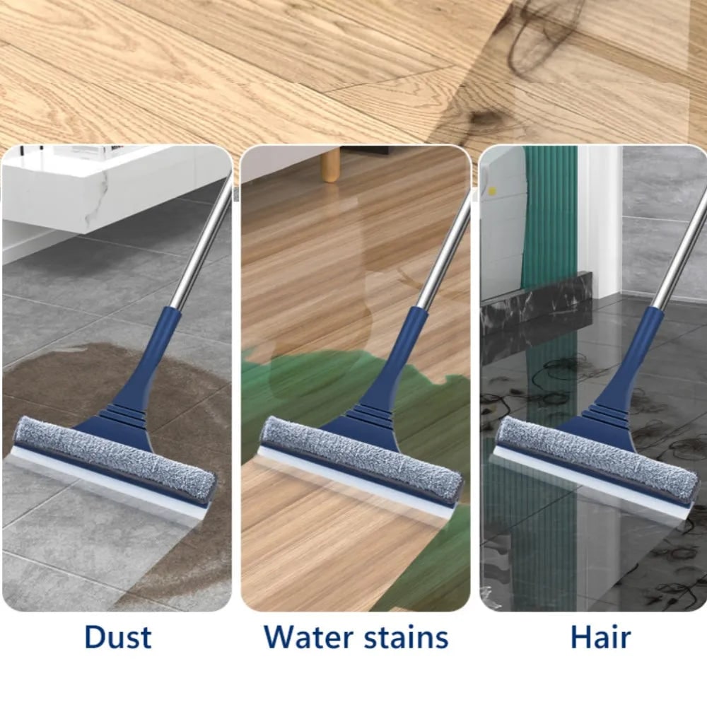 Window Squeegee and Microfiber Cleaner with Telescopic Handle for Streak-Free Cleaning - Image 4