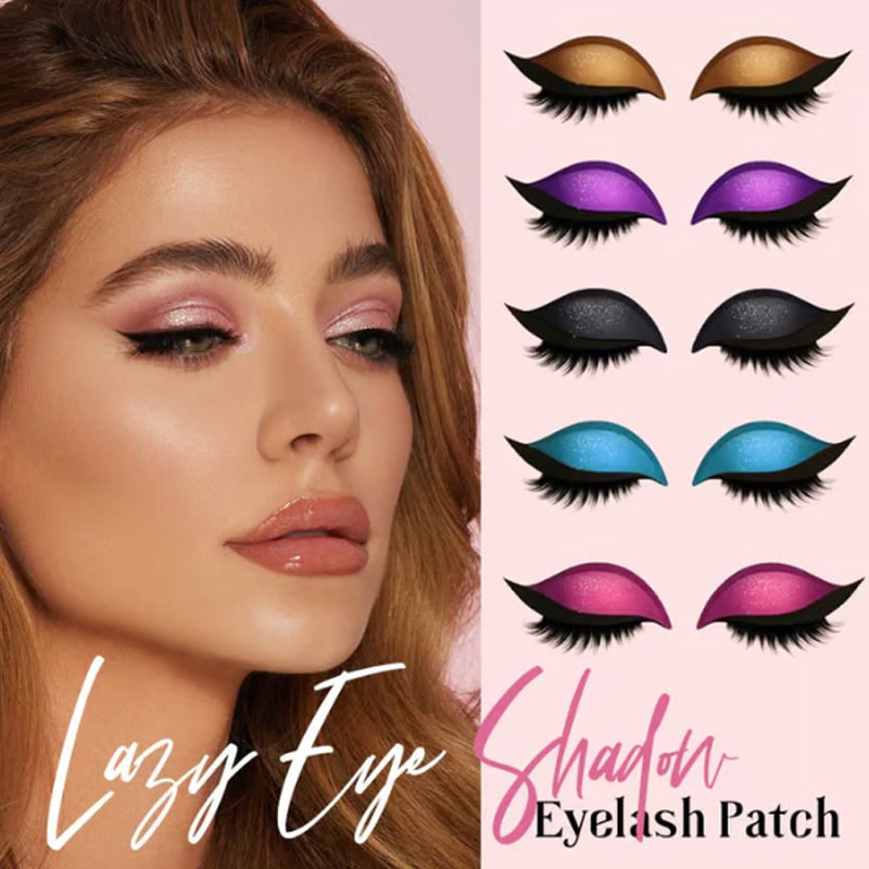 Winged Eyeliner Stickers with False Lashes and Glitter Eyeshadow - Image 14