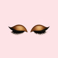 Winged Eyeliner Stickers with False Lashes and Glitter Eyeshadow - Image 6