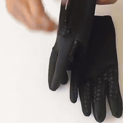 Winter Cycling Gloves Waterproof with Touchscreen Fingertips and Fleece Lining - Image 4