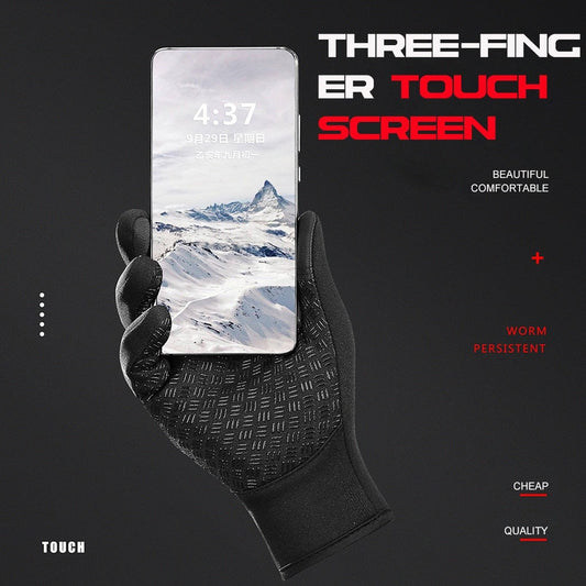 Cold-Weather Thermal Gloves Touchscreen Sport Fit