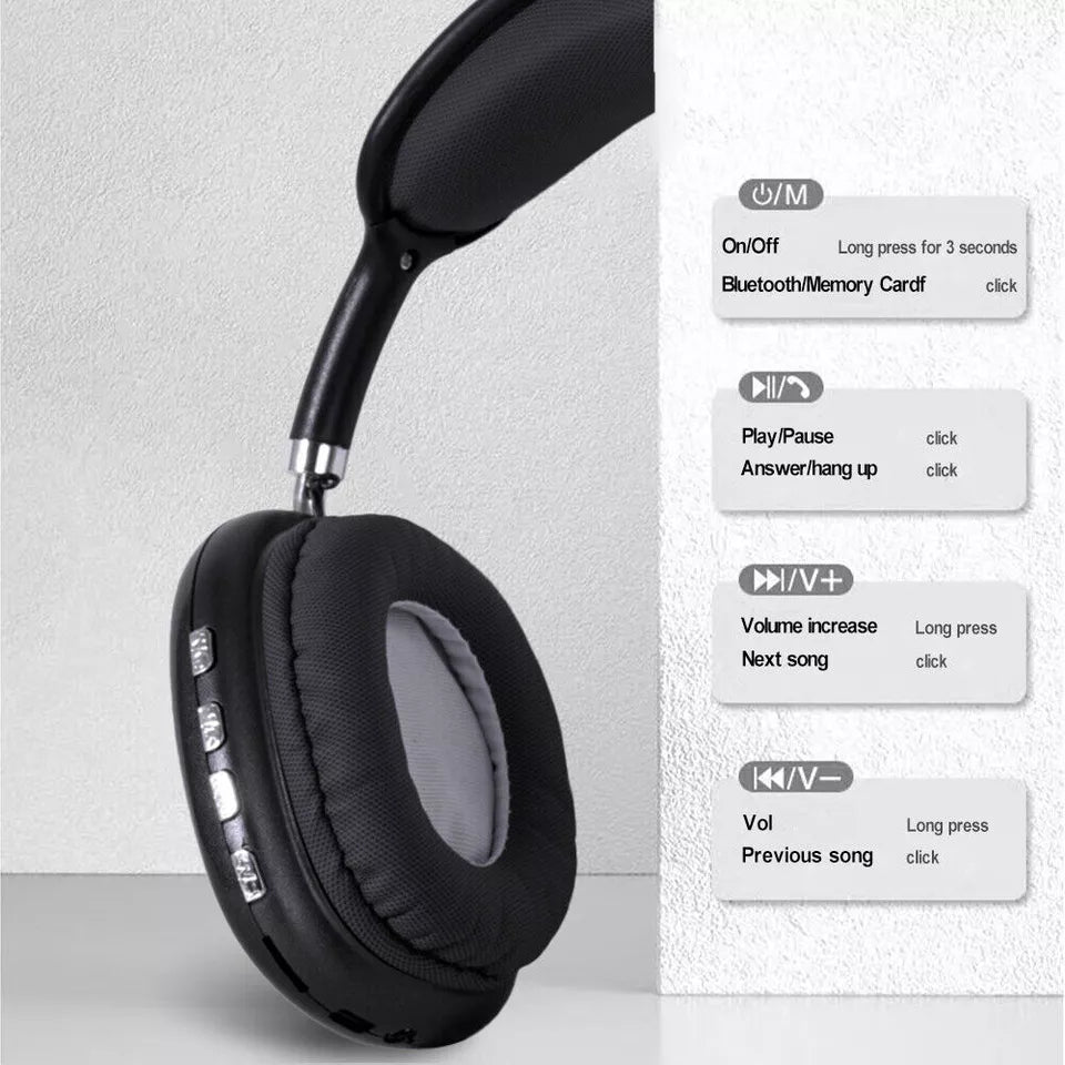 Wireless Noise‑Cancelling Over‑Ear Headphones