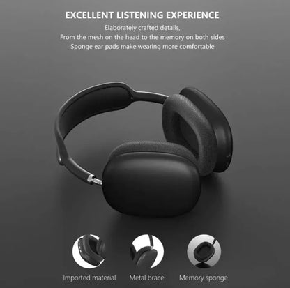 Wireless Noise‑Cancelling Over‑Ear Headphones