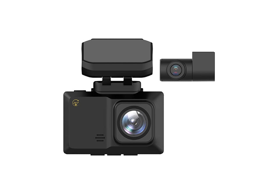 Wireless Dash Camera with Front and Rear for Car 1080p HD Dashboard with Lcd Screen and App Control - Image 2
