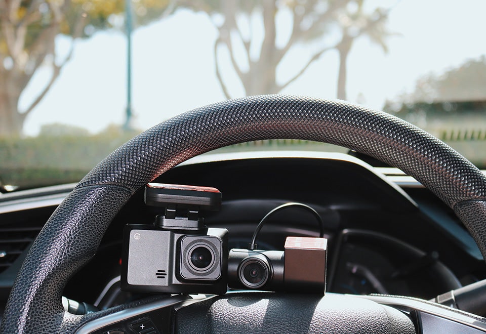 Wireless Dash Camera with Front and Rear for Car 1080p HD Dashboard with Lcd Screen and App Control - Image 3