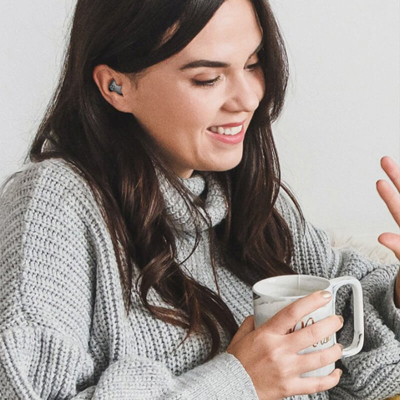 Wireless Bluetooth Earbuds Compact In-Ear Design for Sleep and Daily Use