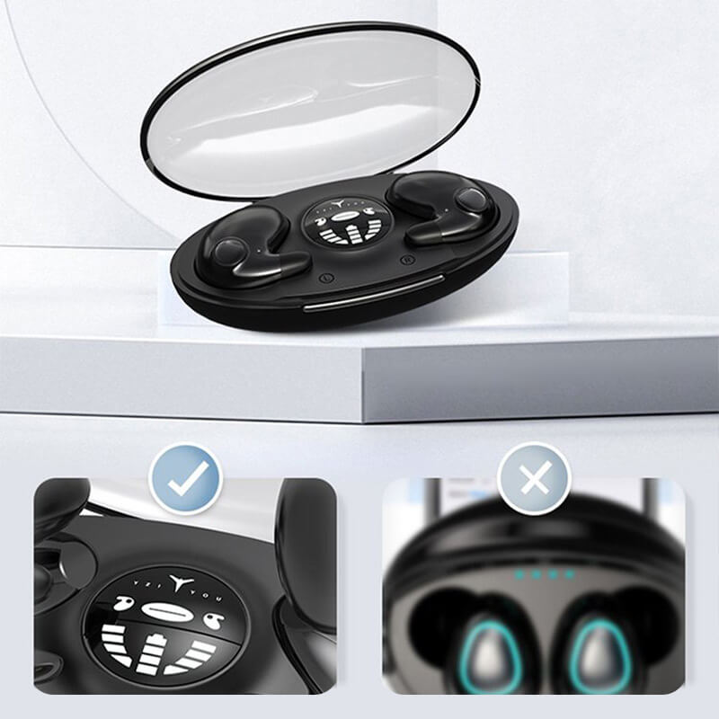 Wireless Sleep Earbuds Ultra-Small Noise-Blocking Earphones for Night Use
