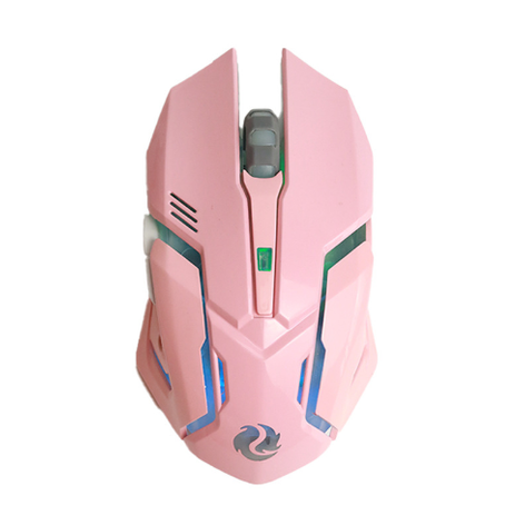 Wireless Gaming Mouse with Ergonomic Design LED Backlighting and Rechargeable Battery - Image 1