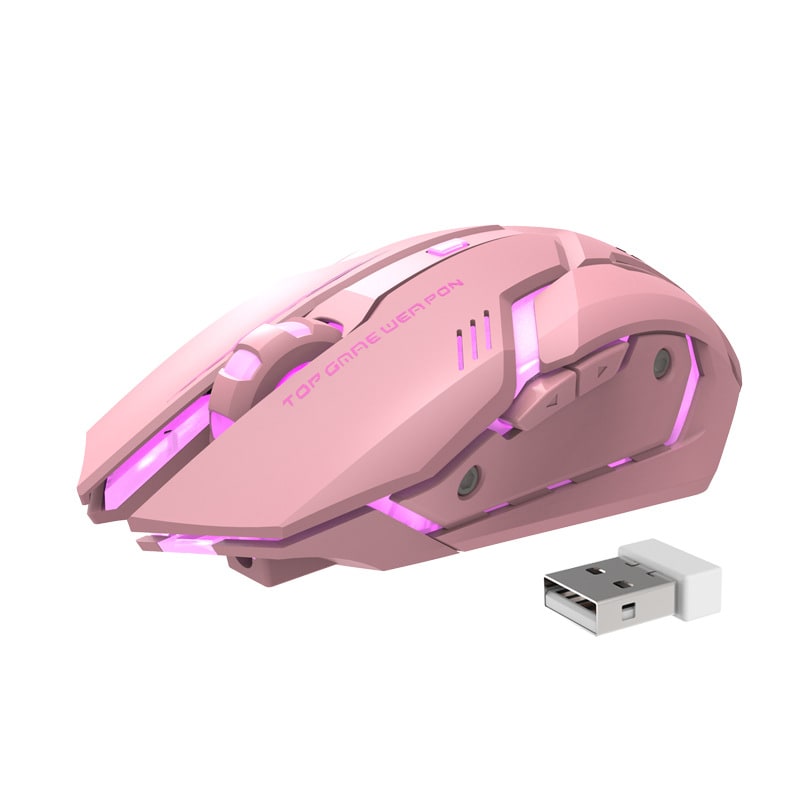 Wireless Gaming Mouse with Ergonomic Design LED Backlighting and Rechargeable Battery - Image 10