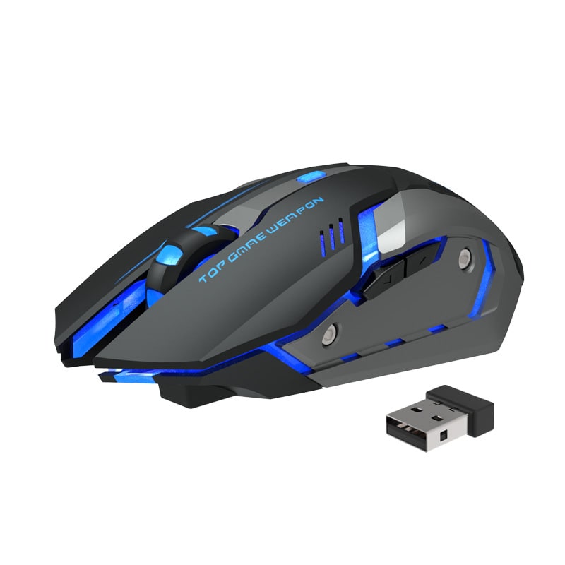 Wireless Gaming Mouse with Ergonomic Design LED Backlighting and Rechargeable Battery - Image 3
