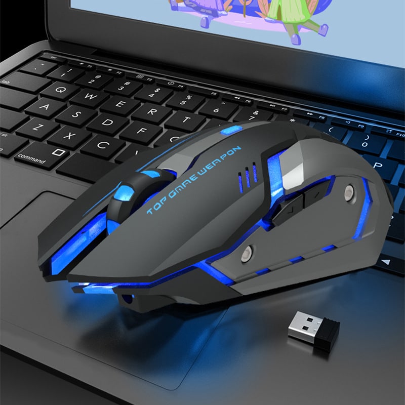 Wireless Gaming Mouse with Ergonomic Design LED Backlighting and Rechargeable Battery - Image 6