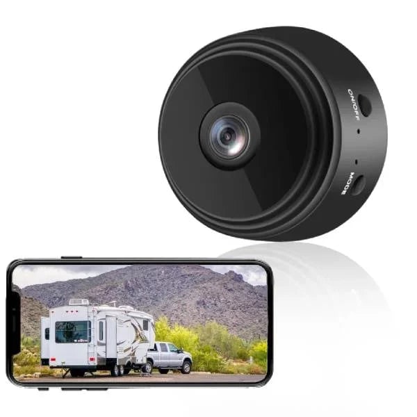Wireless Mini Security Camera with Magnetic Mount and Night Vision for Vehicles - Image 2