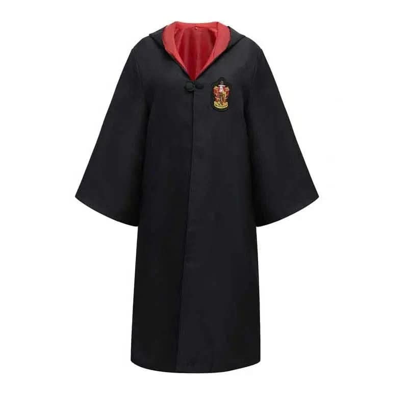 Wizard Costume Robe Hooded Embroidered Ankle Length - Image 2