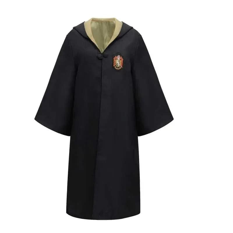 Wizard Costume Robe Hooded Embroidered Ankle Length - Image 4