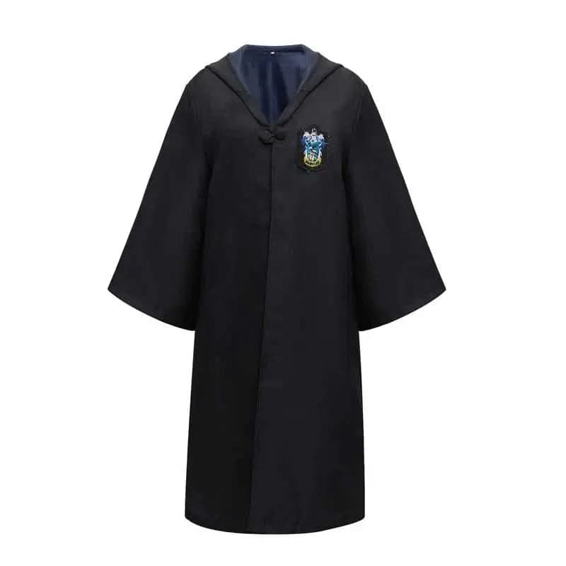Wizard Costume Robe Hooded Embroidered Ankle Length - Image 5