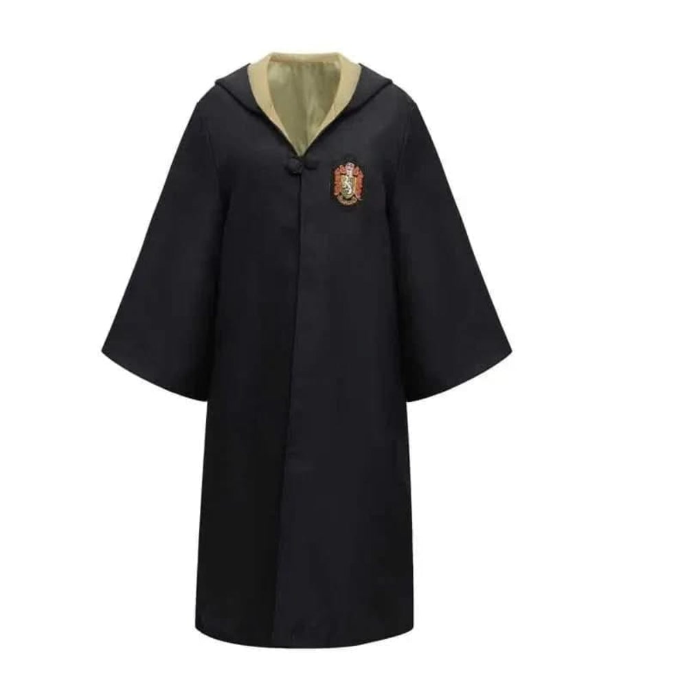 Wizard Robe Costume with Embroidered Crest and Hood - Image 3