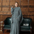 Women's Blanket with Sleeves Wearable Fleece Robe with Front Pocket and Long Oversized Fit - Image 3
