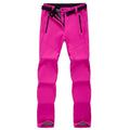 Women's Hiking Trekking and Climbing Pants with Fleece Lining and Zippered Pockets - Image 1