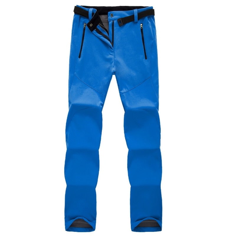 Women's Hiking Trekking and Climbing Pants with Fleece Lining and Zippered Pockets - Image 15