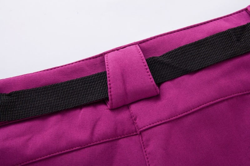 Women's Hiking Trekking and Climbing Pants with Fleece Lining and Zippered Pockets - Image 4