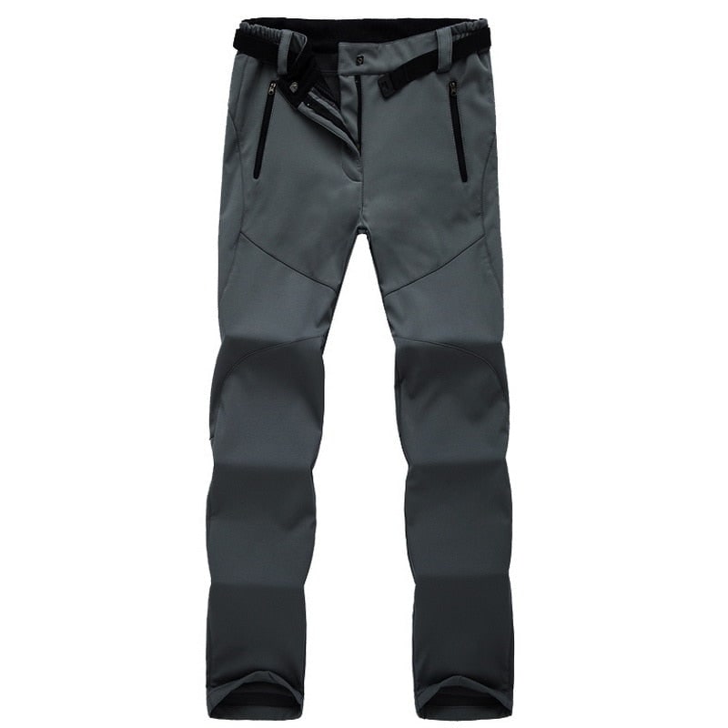Women's Hiking Trekking and Climbing Pants with Fleece Lining and Zippered Pockets - Image 8