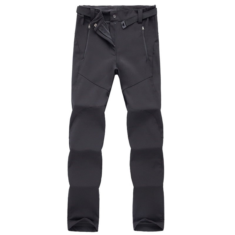 Women's Hiking Trekking and Climbing Pants with Fleece Lining and Zippered Pockets - Image 9