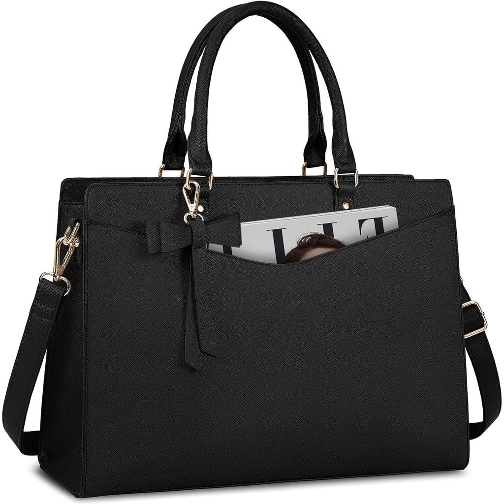 Women's Laptop Tote Bag with Shoulder Strap and Multiple Compartments - Image 25