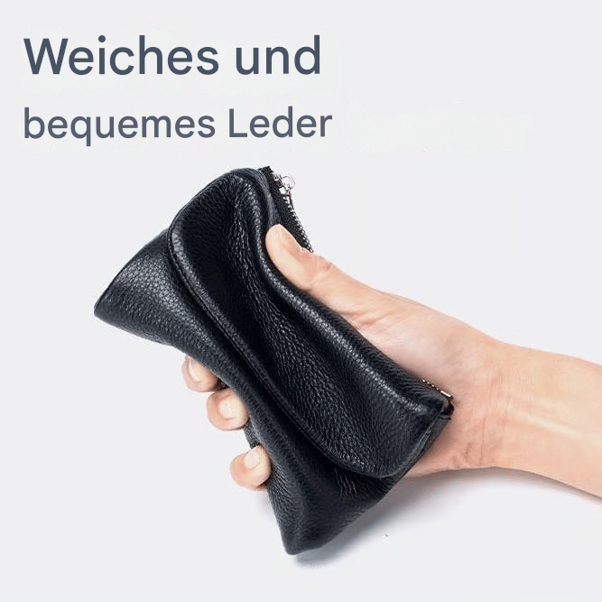 Women's Leather Wallet with Zippered Pockets Card Slots and Id Window - Image 20