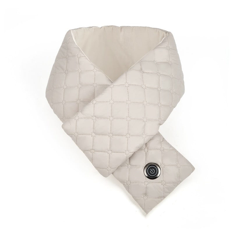 Women's Neck Scarf Warmer with Heated Quilted Design and Three Temperature Settings Warm - Image 4