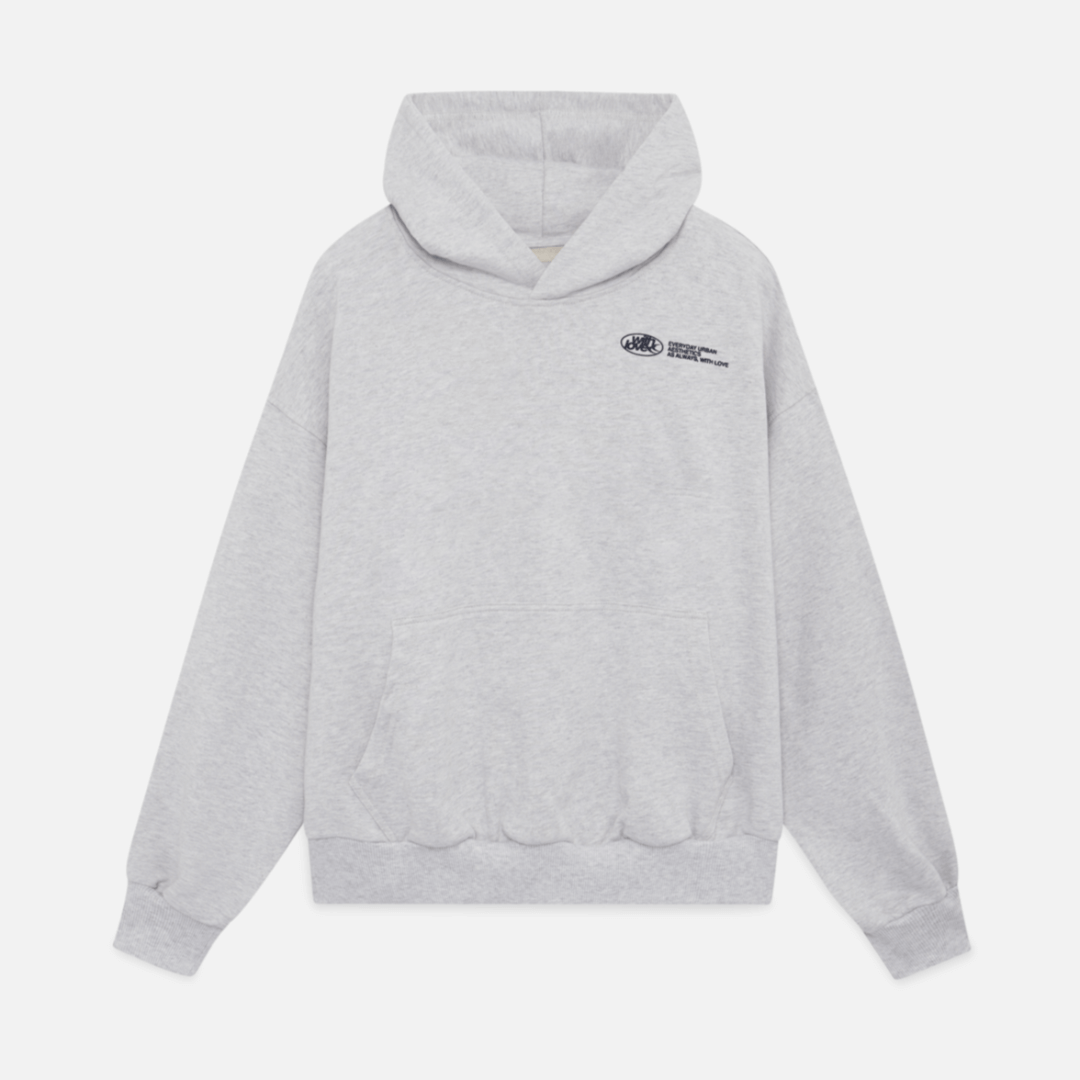 Women's Oversized Graphic Pullover Hoodie with Drop Shoulder and Kangaroo Pocket - Image 4