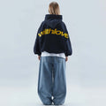 Women's Oversized Graphic Pullover Hoodie with Drop Shoulder and Kangaroo Pocket - Image 8