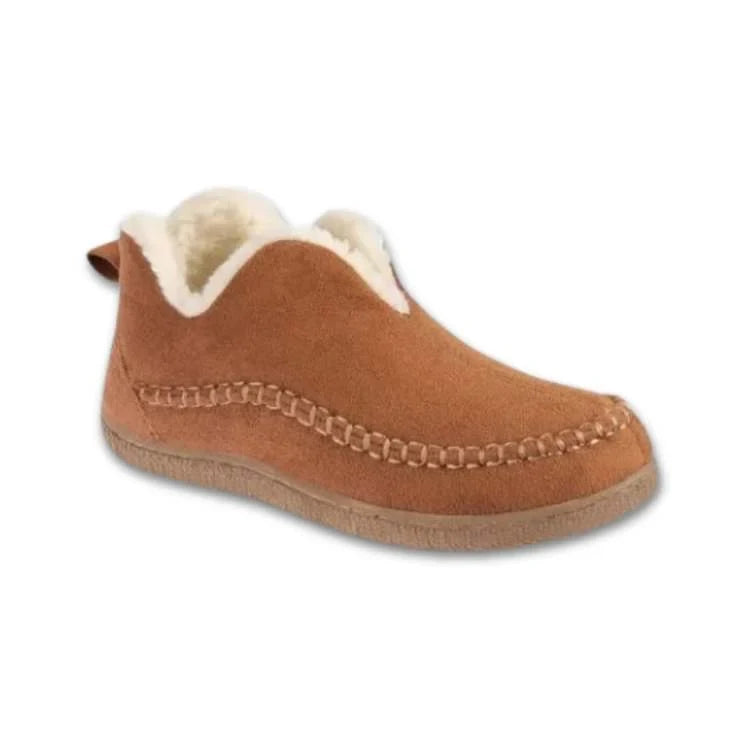 Women's Slipper Booties with Fleece Lining Sherpa Collar and Arch Support - Image 1