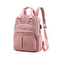 Women's Travel Backpack Purse with USB Charging Port and Nylon Exterior - Image 9
